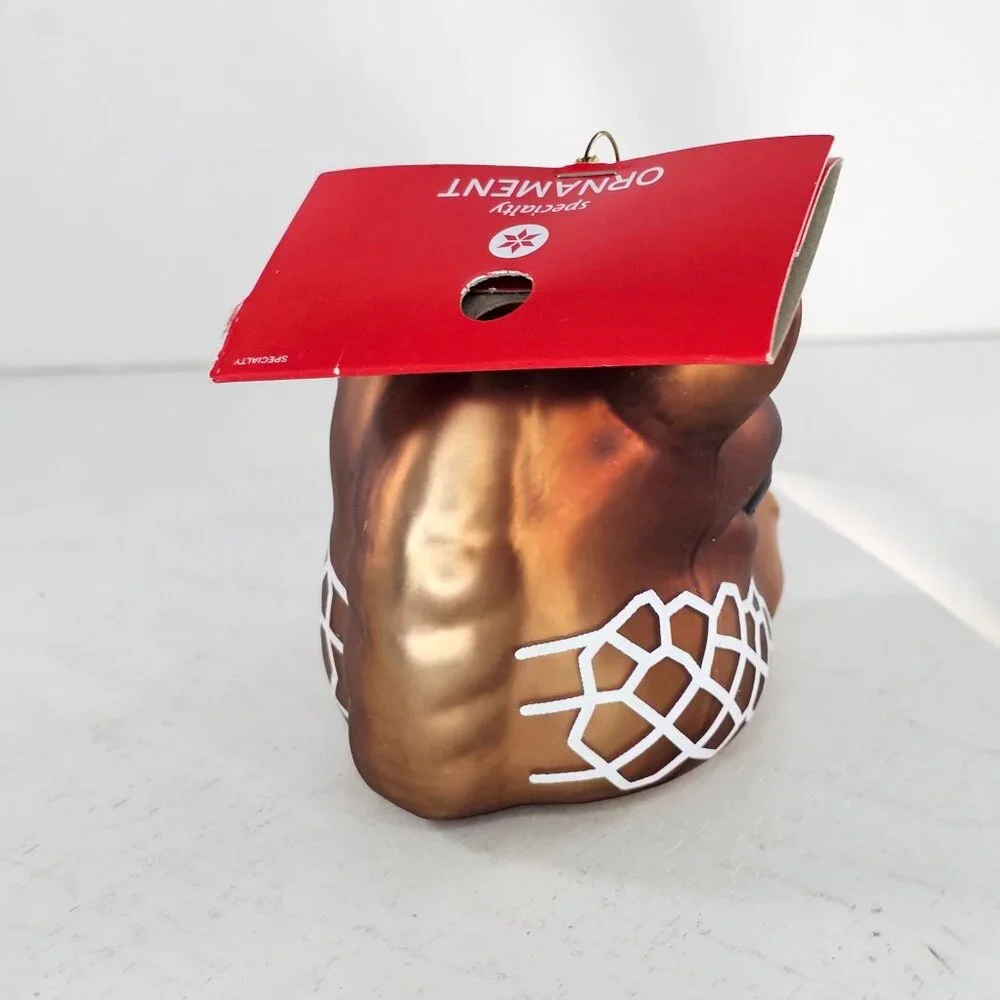 Giraffe Head Glass Christmas Ornament Brown White With Tag Target 2015